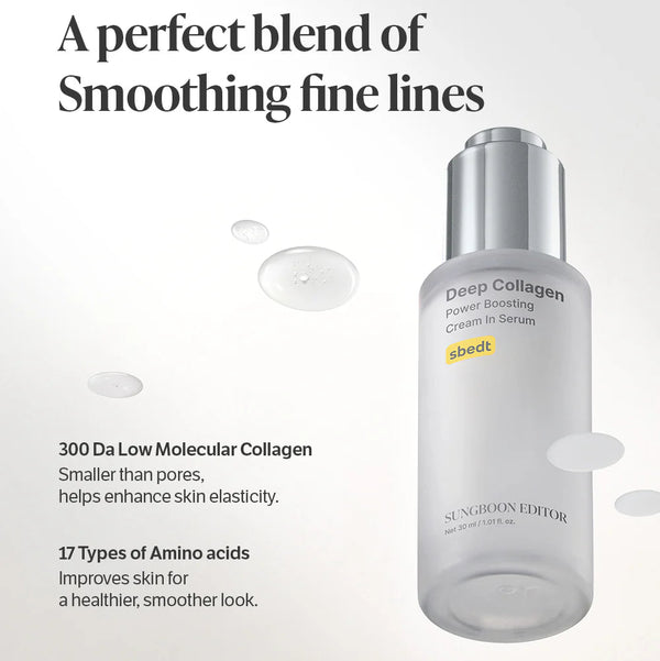 Deep Collagen Power Boosting Cream In Serum 30ml