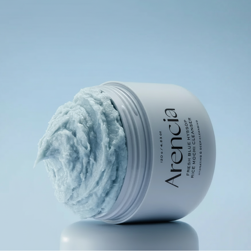 Fresh Blue Hyssop Rice Mochi Cleanser 120g