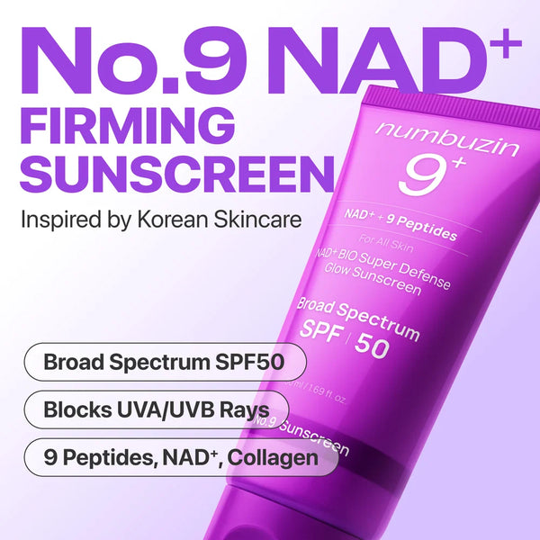 No.9 NAD+ Peptides Dewy Sun Essence 50ml