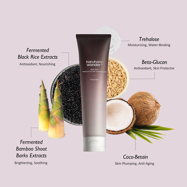 Black Rice Moisture 5.5 Soft Cleansing Gel 100ml