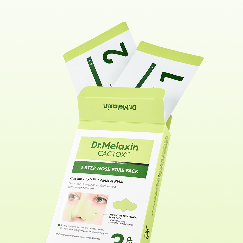 Cactox 3-Step Nose Pore Pack 3pcs