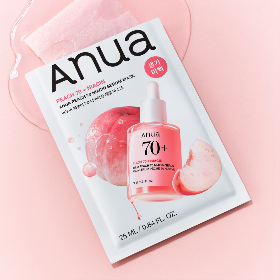 Peach Niacin Serum Mask