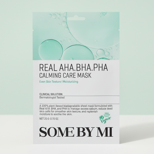 Real AHA-BHA-PHA Calming Care Mask