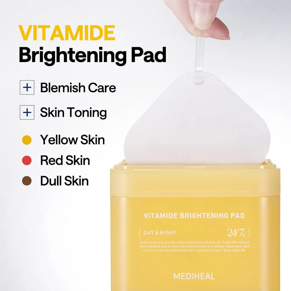 Vitamide Brightening Pad 100pads 180ml