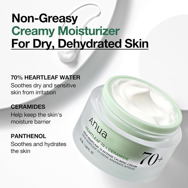 Heartleaf 70% Intense Calming Cream 50ml