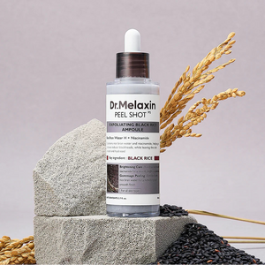 Peel shot exfoliating black rice ampoule 80ml