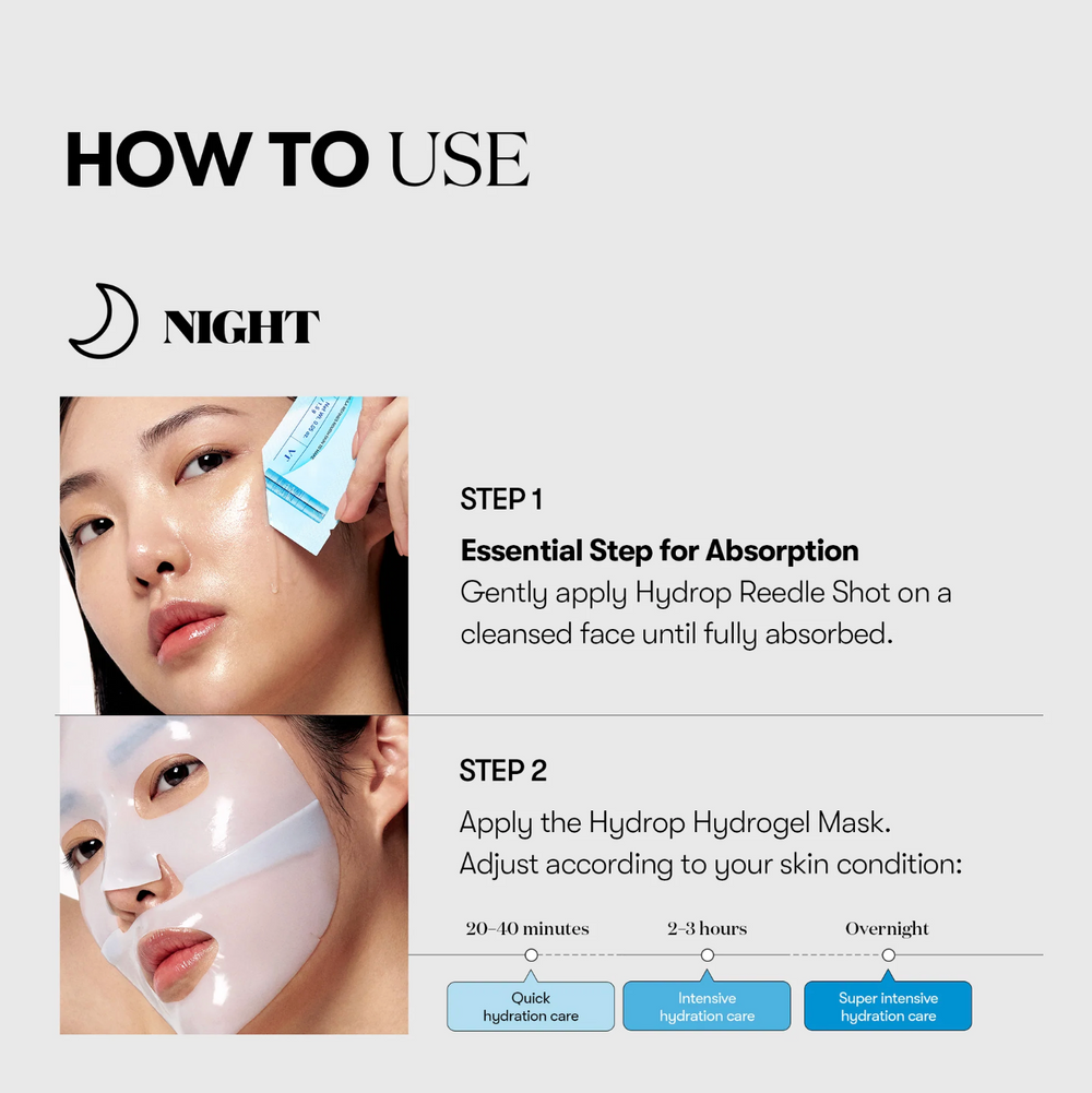 Hydrop Reedle Shot 100HL – 2 Step Hydrogel Mask