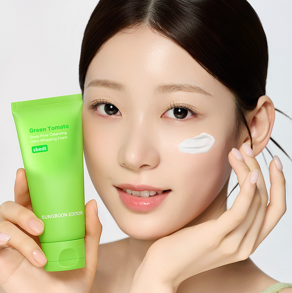 Green Tomato Deep Pore Cleansing Ultra Whipping Foam 120ml