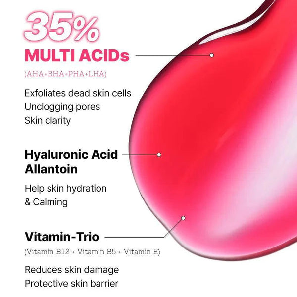 The AHA BHA PHA LHA 35 Peel 30ml