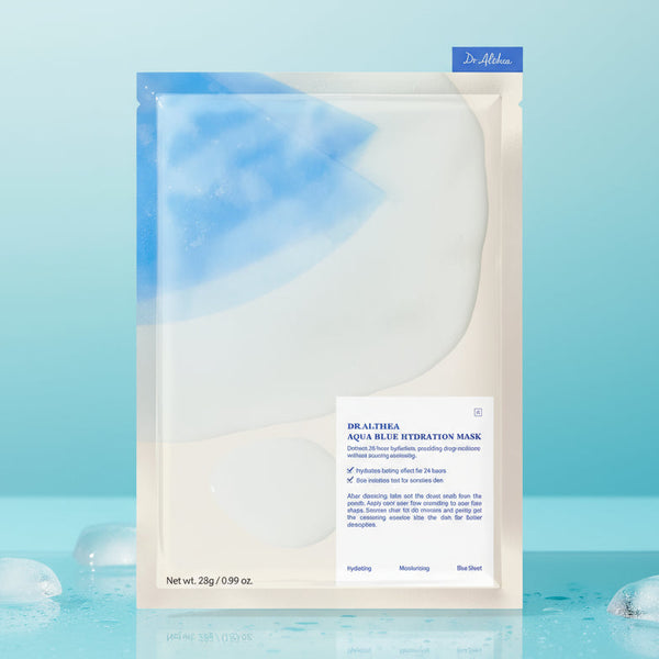 Aqua Blue Hydration Mask – 28 g × 4pcs