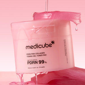 PDRN Pink Collagen Toning Gel Toner Pad 70pads
